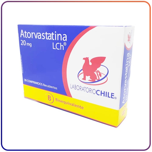 ATORVASTATINA 20 MG X 30 COMPR. RECUBIERTOS